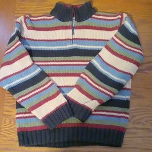 Gymboree 1/2 zip striped sweater
